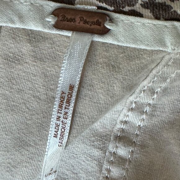 Free People Modern Femme Mini Skirt 2 Leopard Cheetah Print Animal Print Zipper - Picture 7 of 11